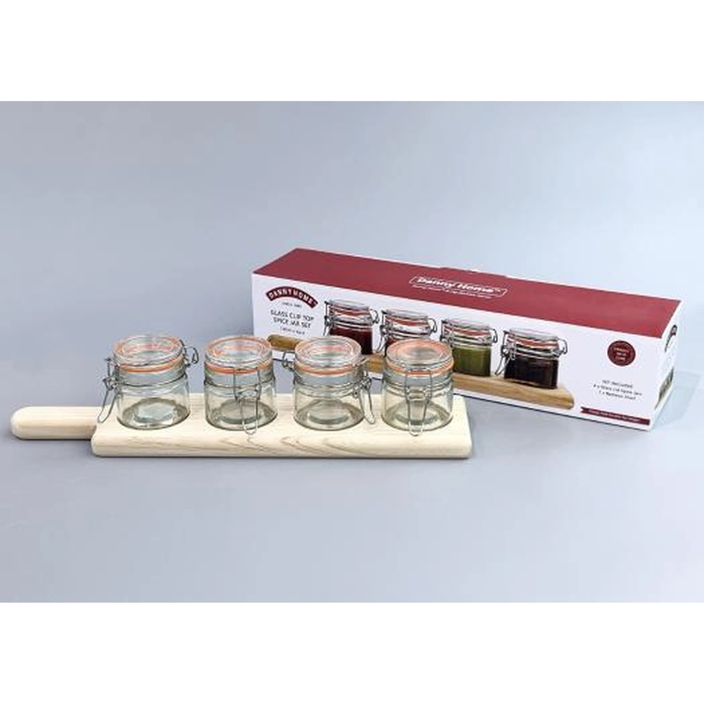 SET ESPECIERO DANNY HOME 4PZAS BASE MADERA