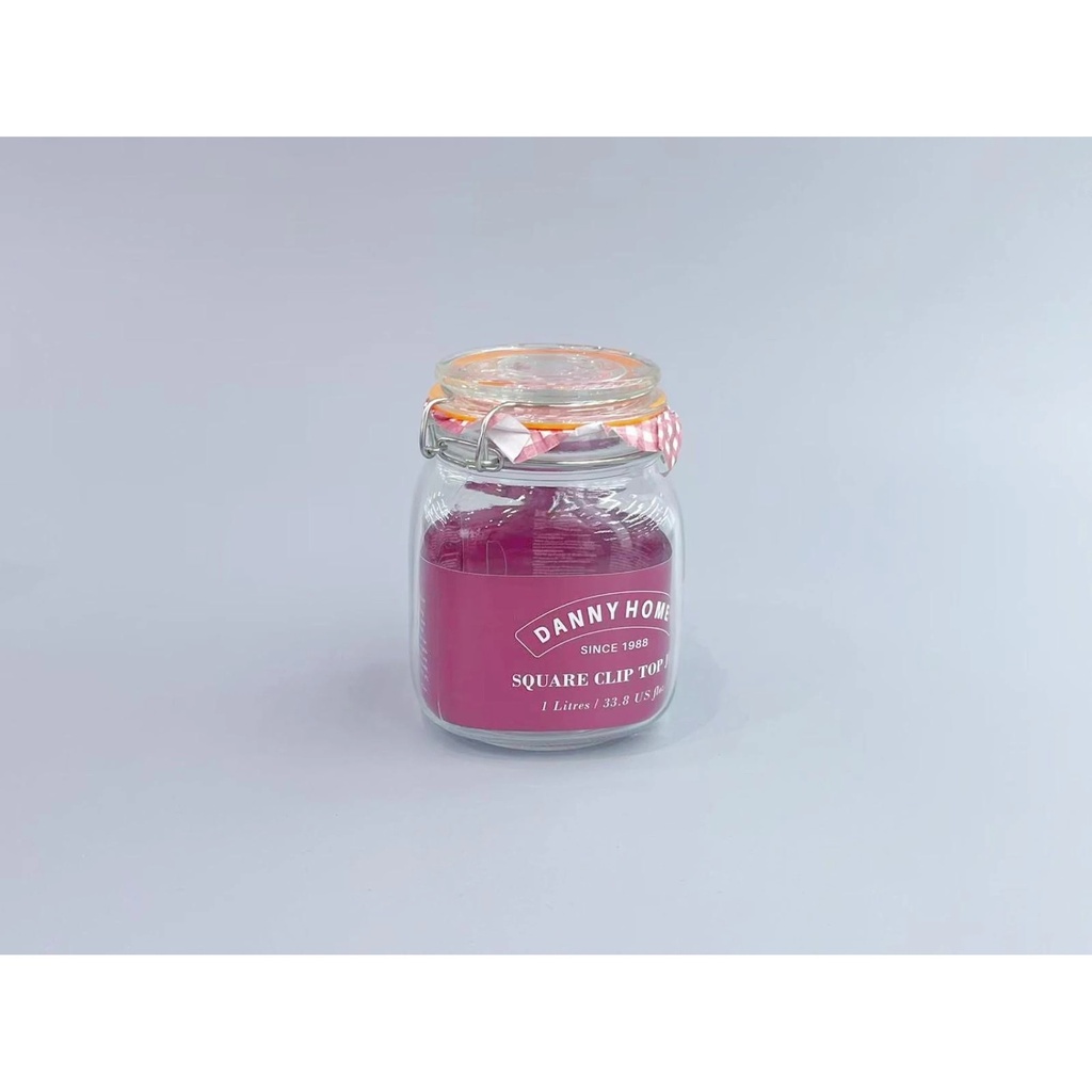 FRASCO DANNY HOME VIDRIO TAPA HERMETICA 1L