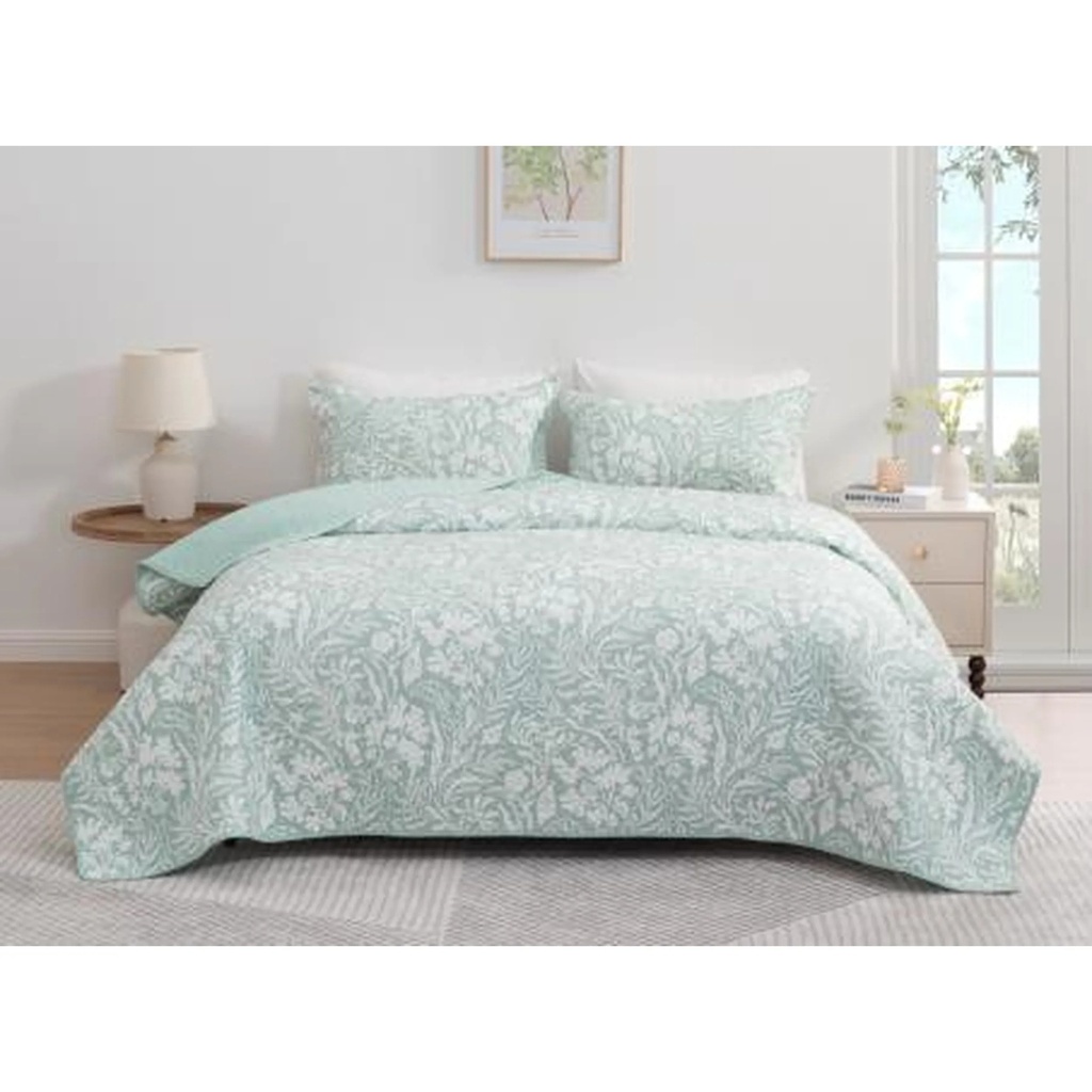 CUBRECAMA DANNY HOME ACOLCHADO 220X220CM / 50X75CM SET 3 PZAS