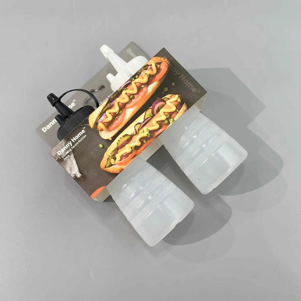 BOTELLA DANNY HOME DOSIFICADORA EXPRIMIBLE SET 2 PZAS
