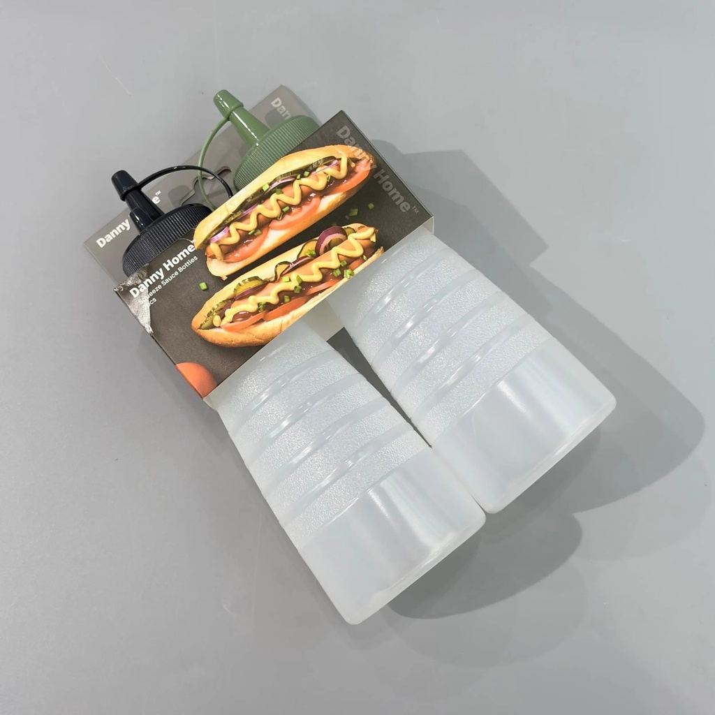 BOTELLA DANNY HOME DOSIFICADORA EXPRIMIBLE SET 2 PZAS