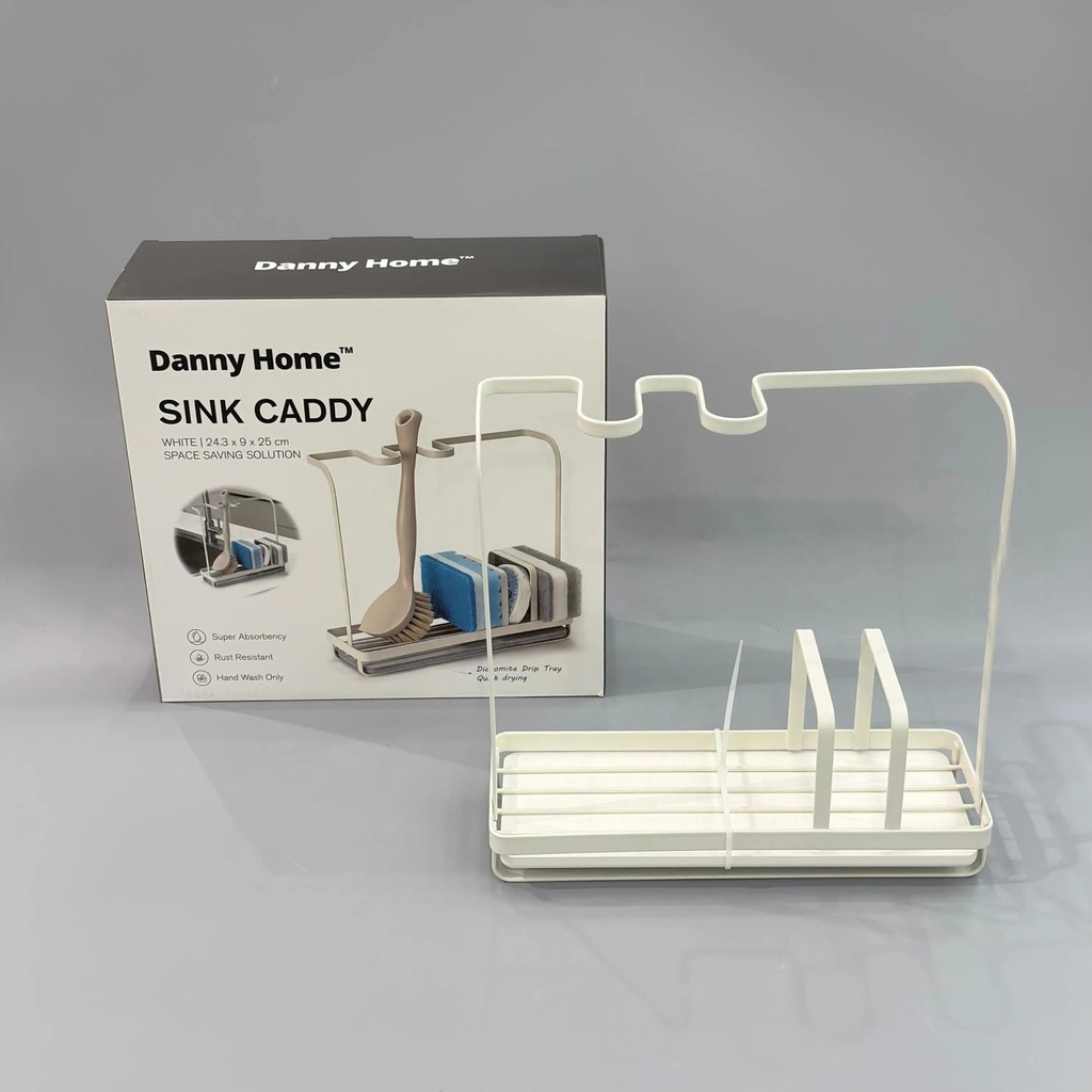 ORGANIZADOR DANNY HOME PARA FREGADERO 25CM BLANCO