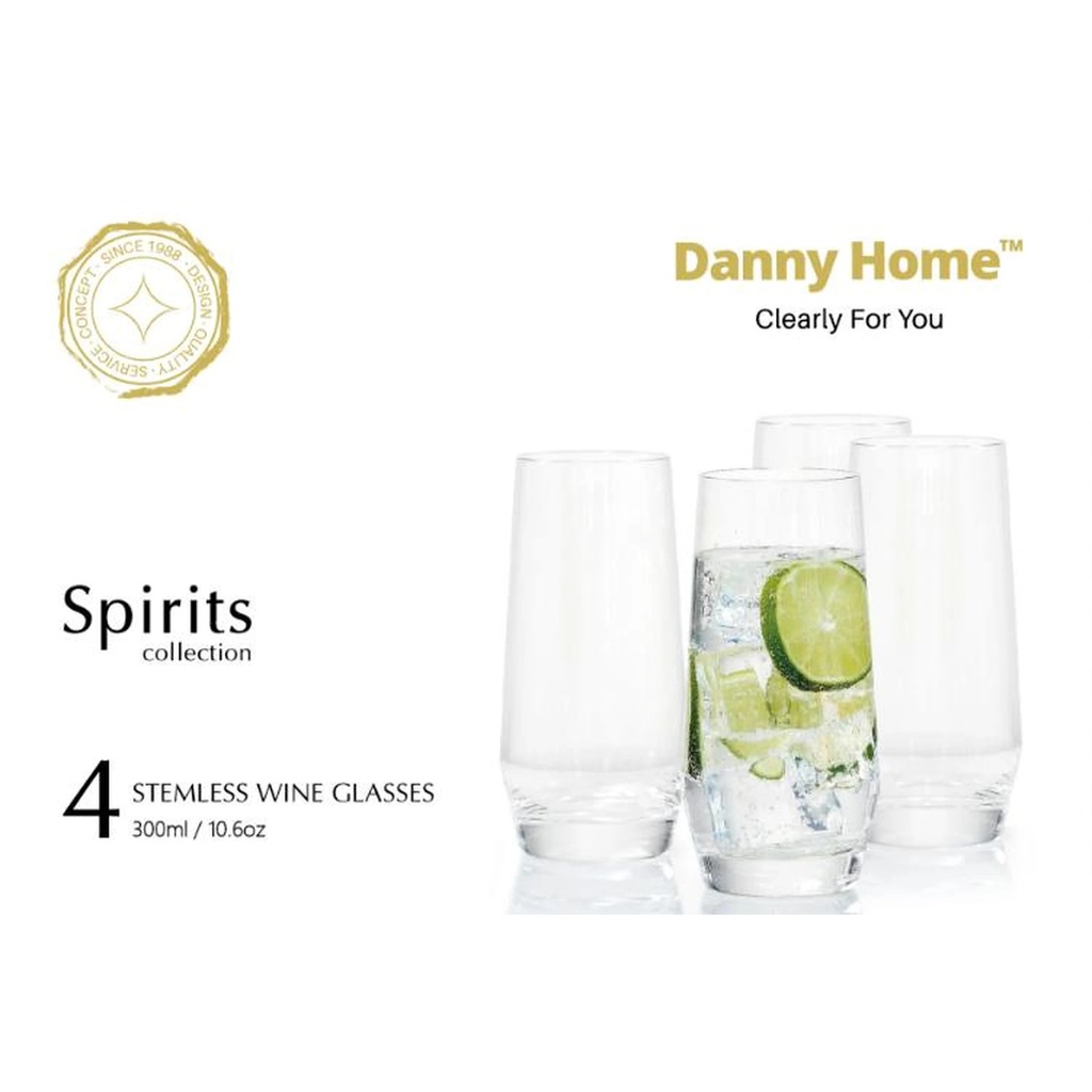 VASO DANNY HOME 6.5X14CM/ 300ML