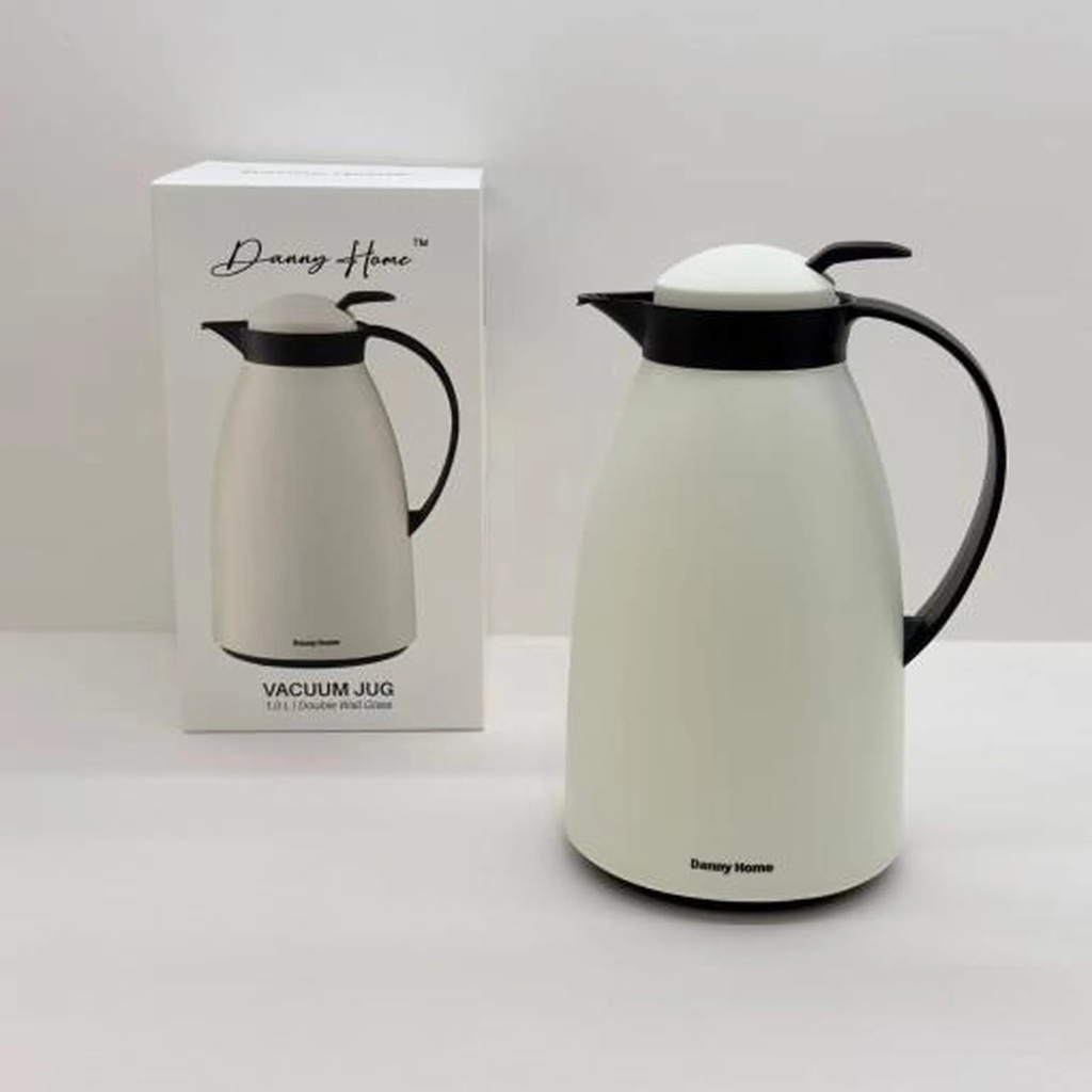 TERMO DANNY HOME AL VACIO 1L / 9X13.5X24 C/BLANCO