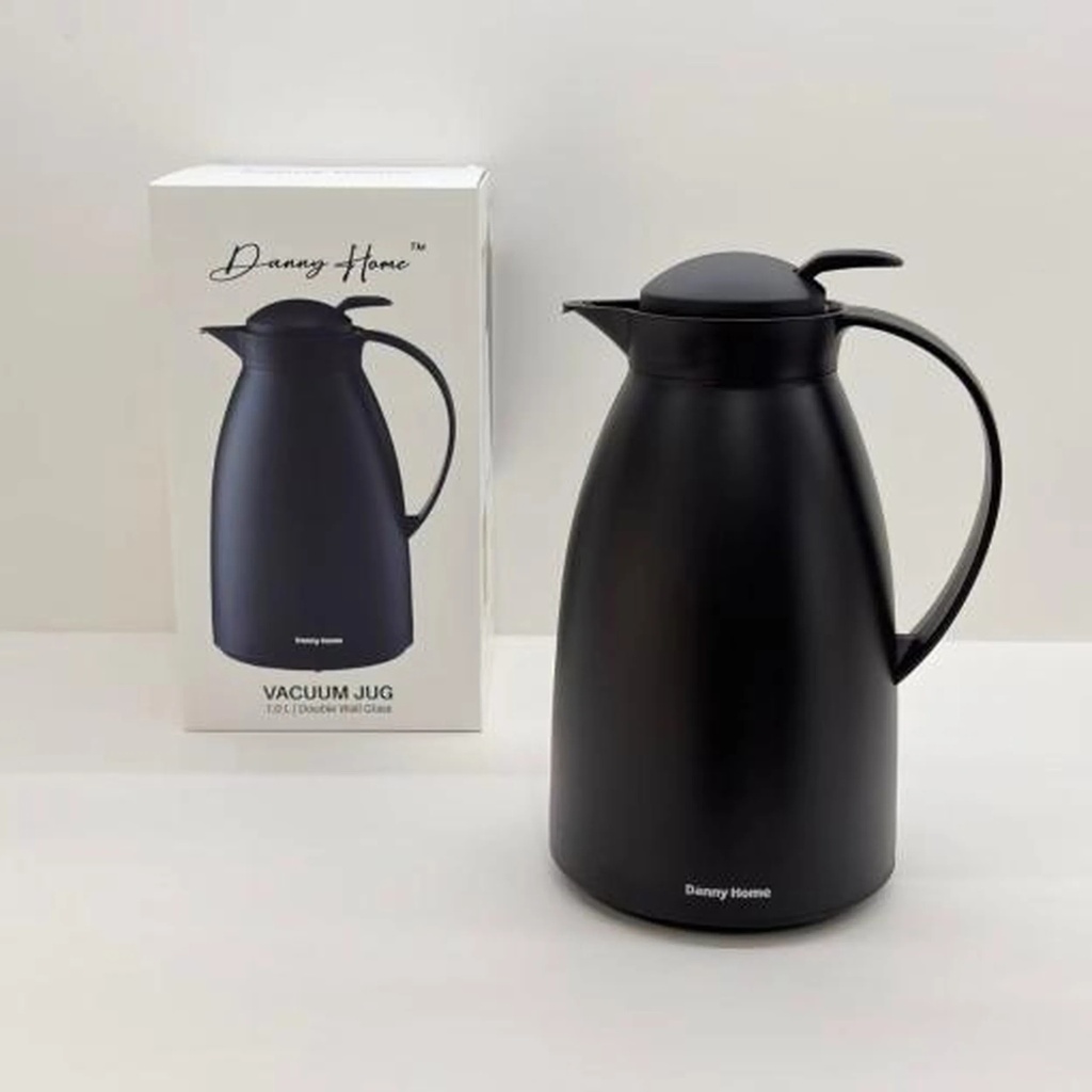 TERMO DANNY HOME AL VACIO 1L / 9X13.5X24 C/NEGRO