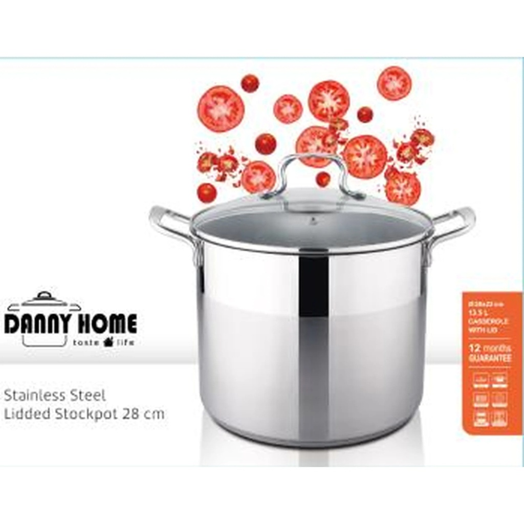 OLLA DANNY HOME CON TAPA 28X22CM /13.5L