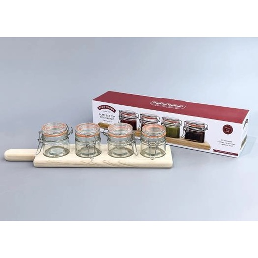 [6920230328283] SET ESPECIERO DANNY HOME 4PZAS BASE MADERA