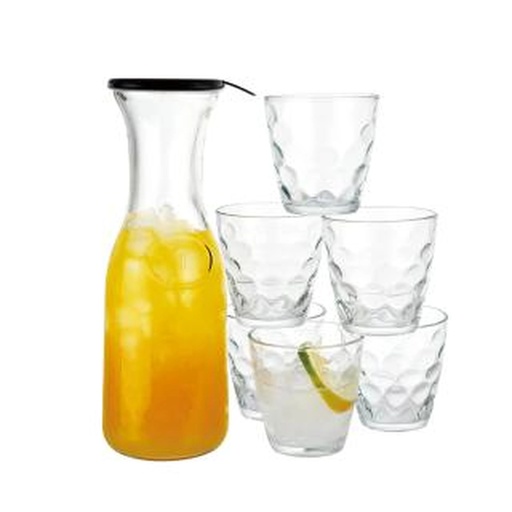 [6902023000187] SET 7 JARRA TAPA 1.08L +VASOS 240MLSD-018