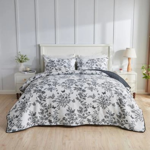[6952020102384] CUBRECAMA DANNY HOME ACOLCHADO 220X220CM / 50X75CM SET 3 PZAS