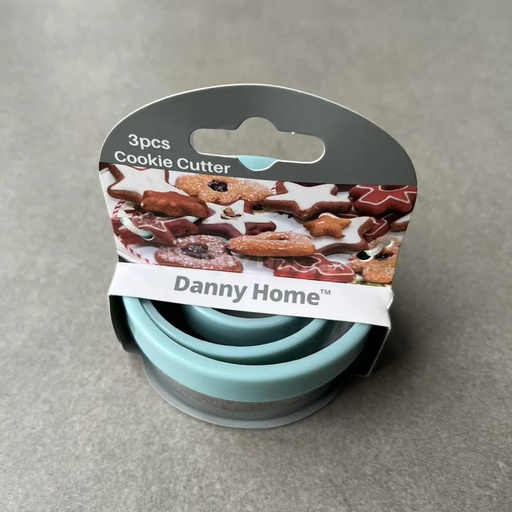 [6987549485274] CORTADOR DANNY HOME DE GALLETAS SET 3 PZAS