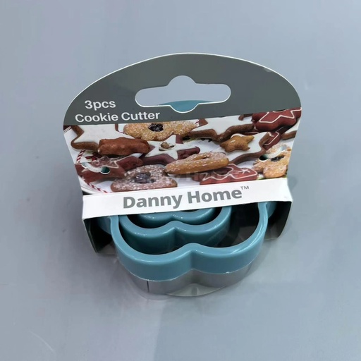 [6987549485304] CORTADOR DANNY HOME DE GALLETAS SET 3 PZAS