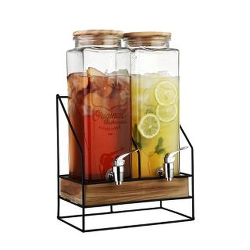 [6902023000354] DISPENSADOR DANNY HOME DE BEBIDAS BASE Y SOPORTE DE MADERA