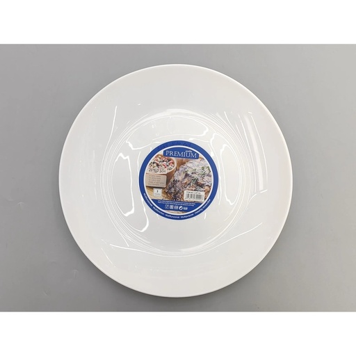 [6948231107034] PLATO CENA VIDRIO OPAL 25x2.5cm