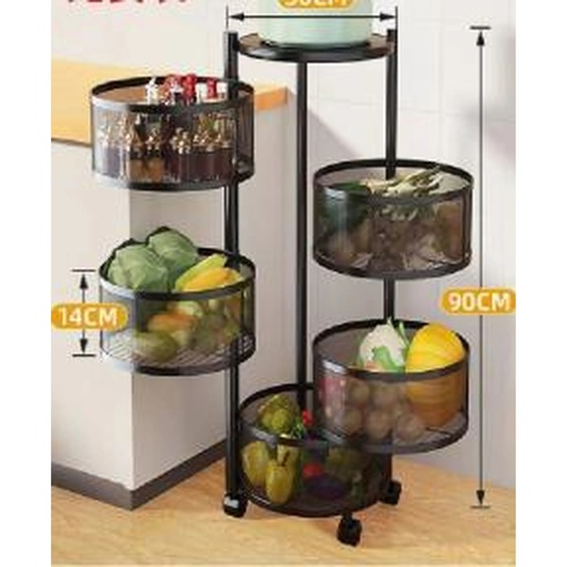 [6667202137251] CARRITO DANNY HOME ORGANIZADOR DE 5 NIVELES